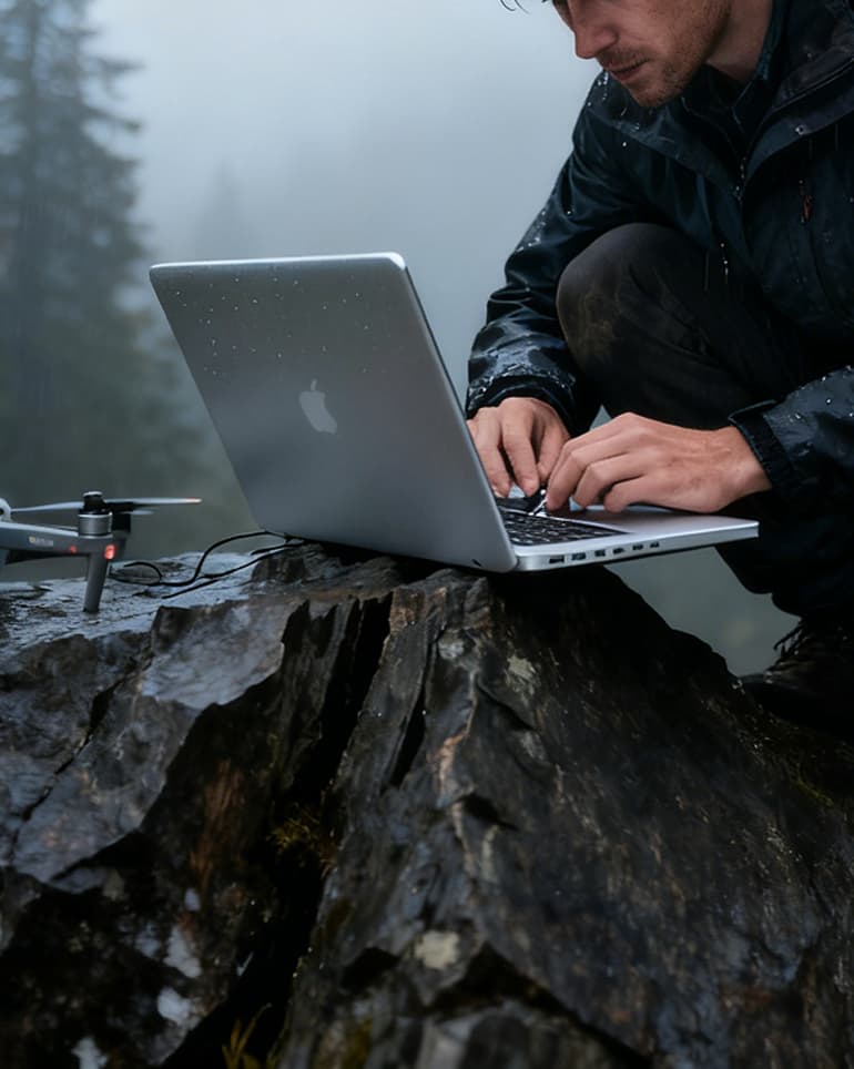 Backup your shooting footage anywhere outdoors without laptops